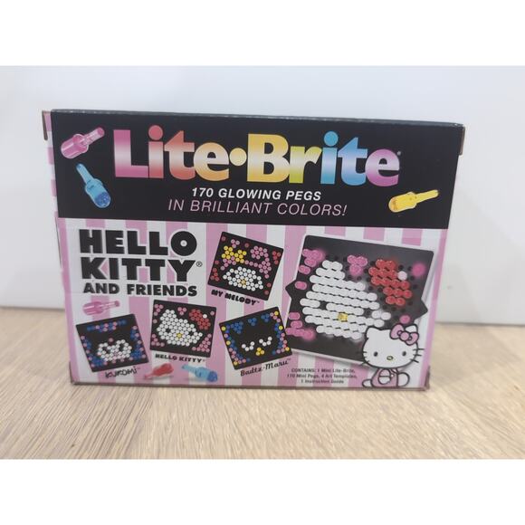 Brand New Hello Kitty And Friends Mini Size Lite Brite Lite•Brite 176 Pieces - Picture 2 of 7